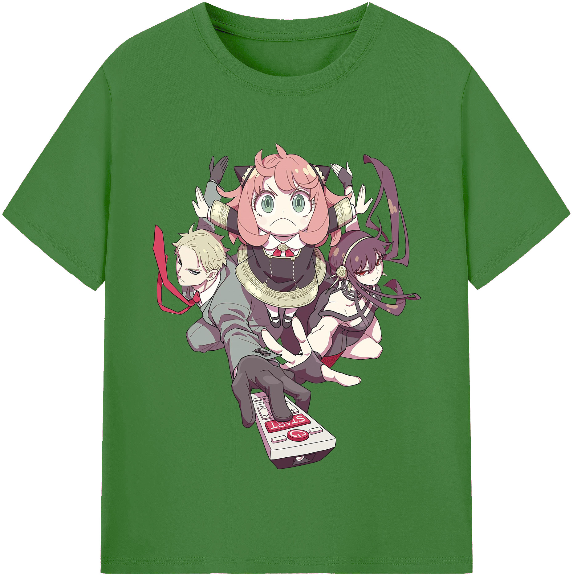 （画像用） SPY×FAMILY间谍家家酒 レディースカジュアルプリントTシャツ（綿100％）